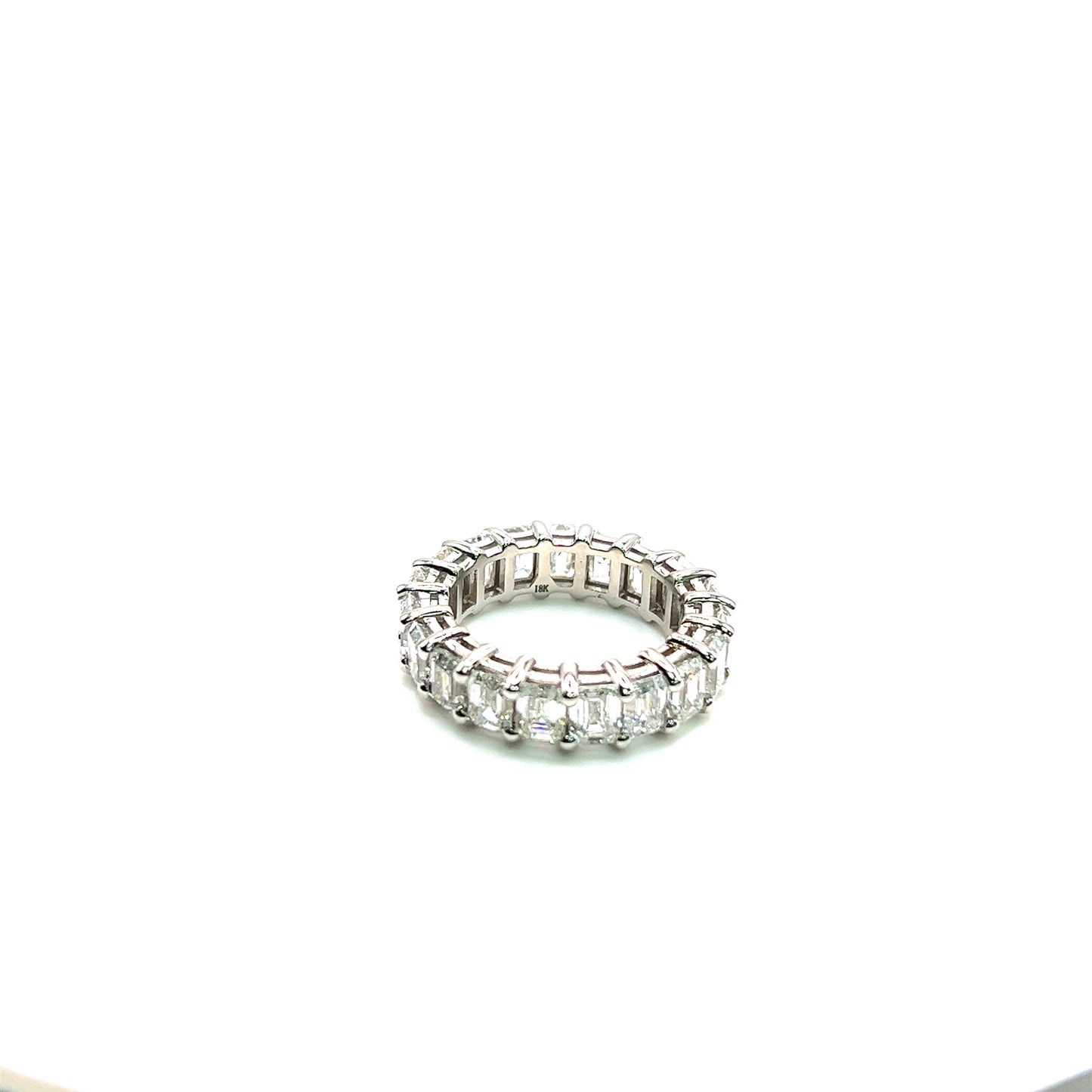 Emerald Cut Eternity Band