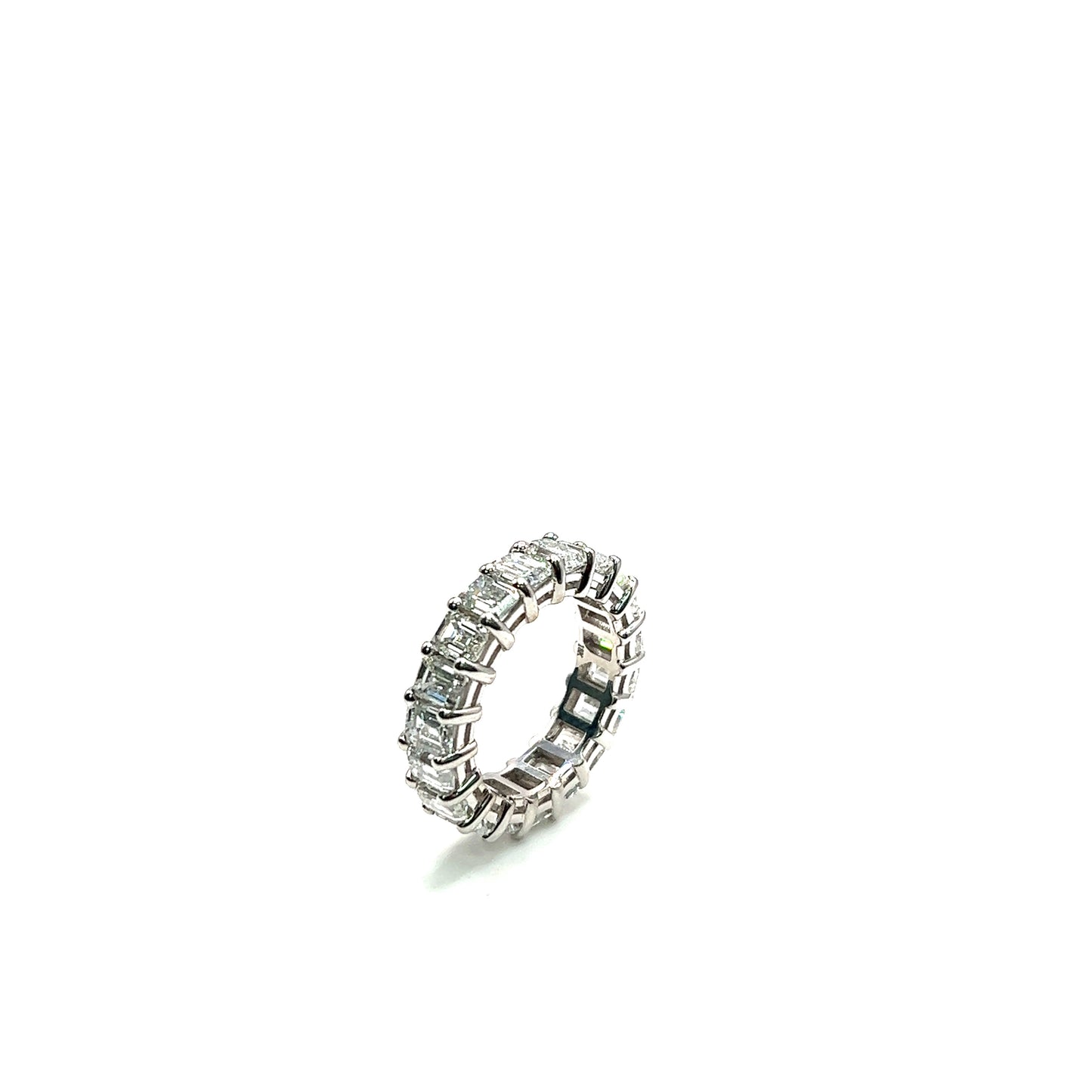 Emerald Cut Eternity Band