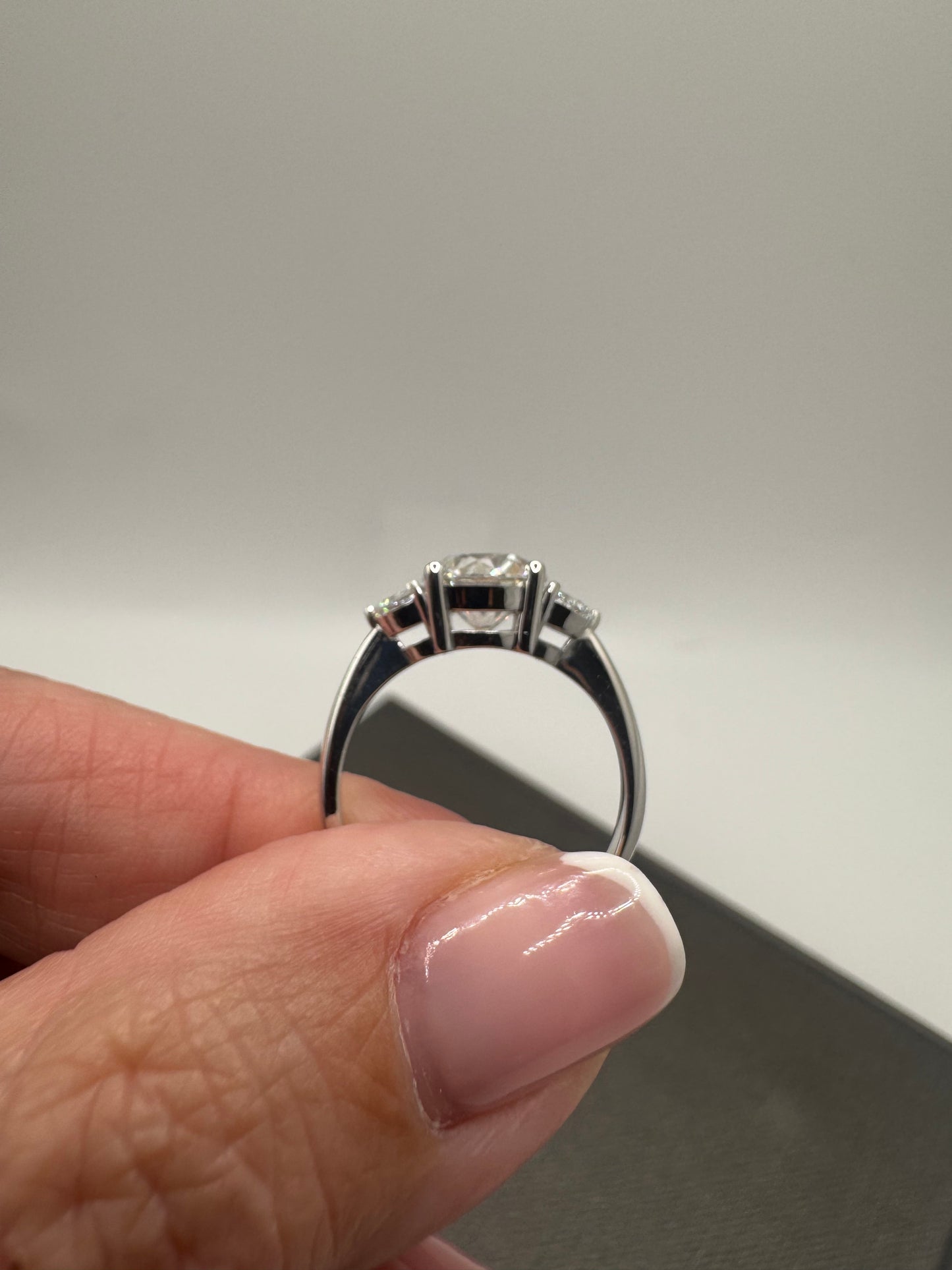1.81 ct Round Lab Grown Engagement Ring