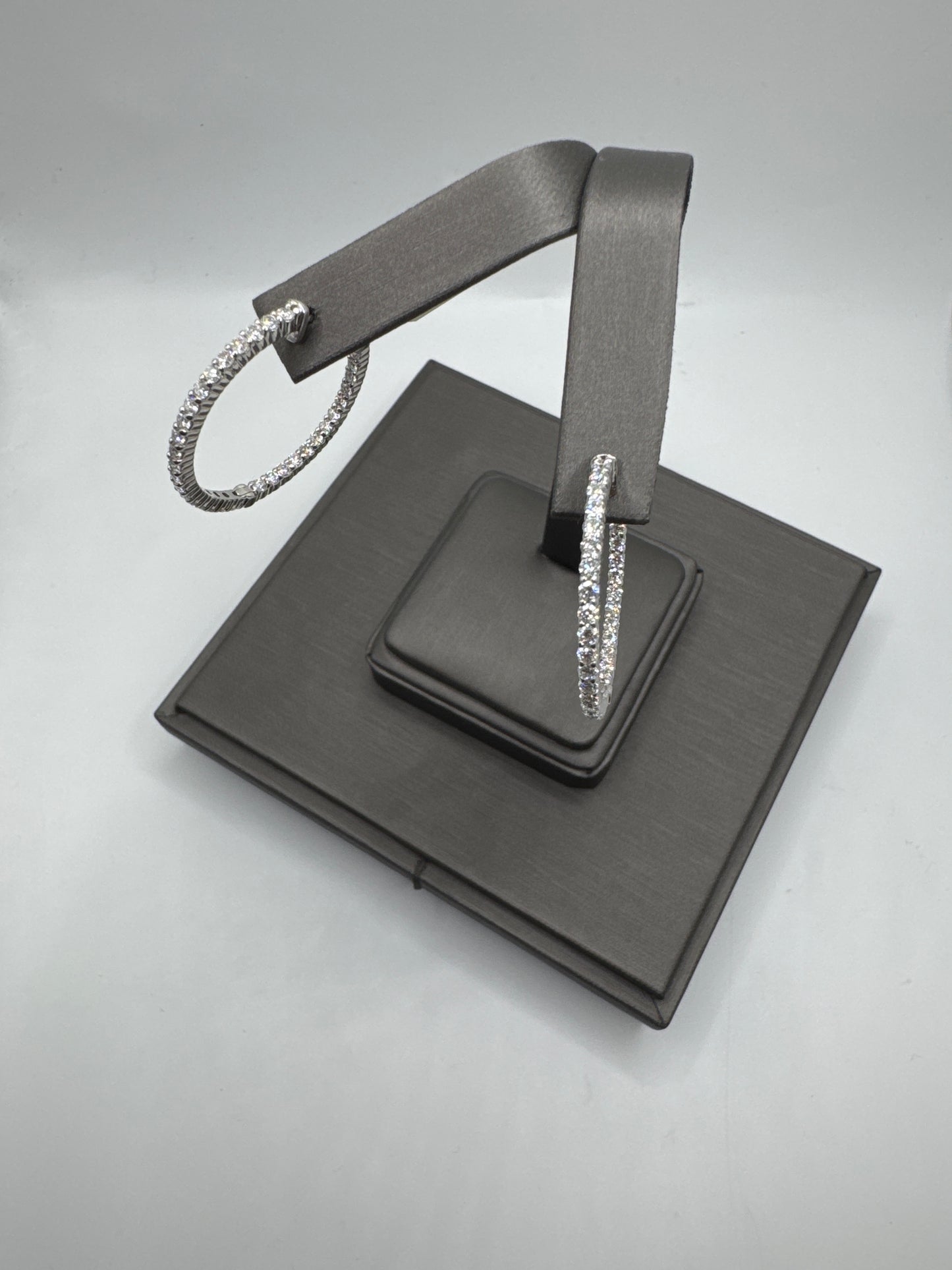 2.00 ctw LG Diamond Hoops