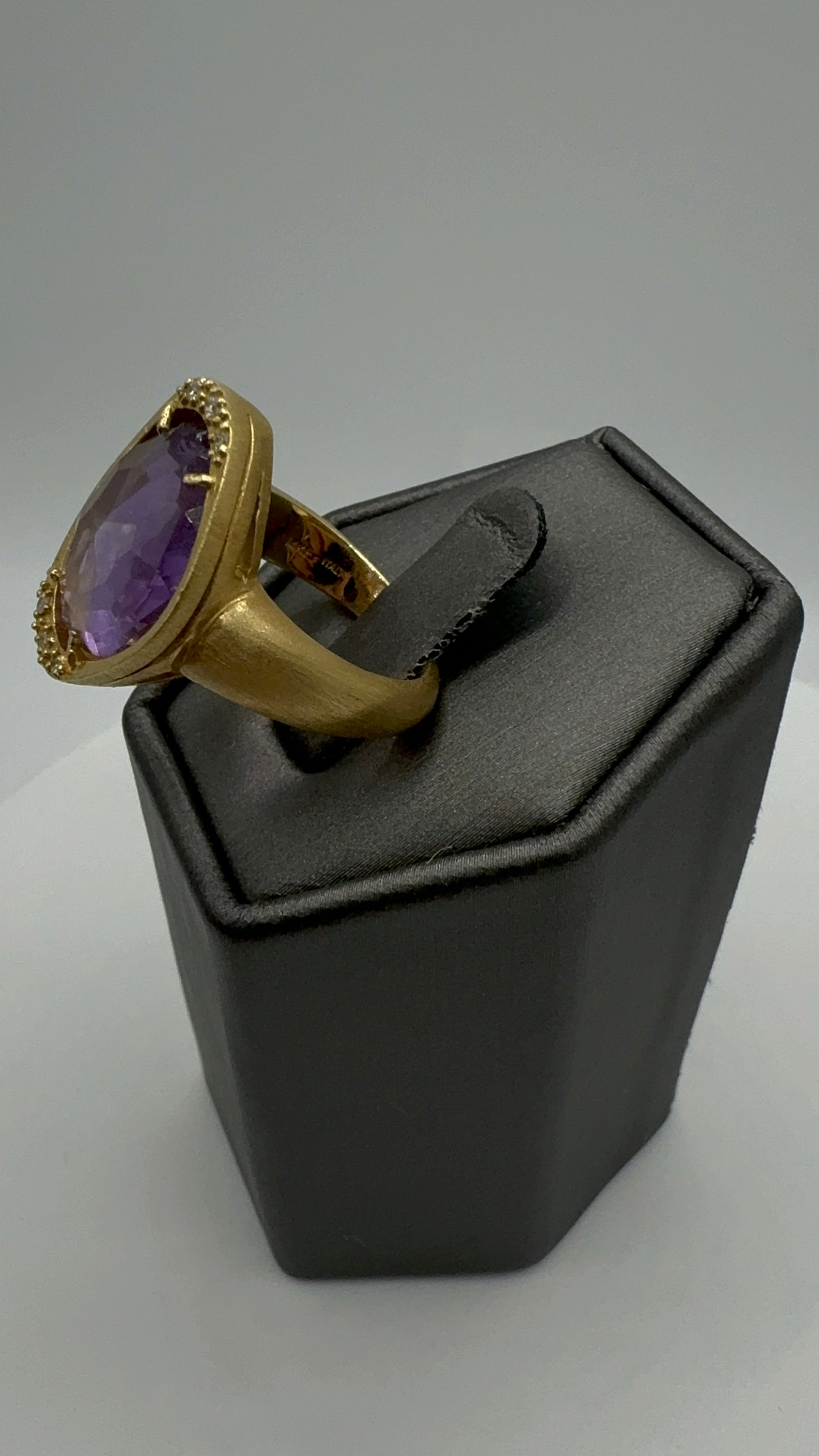 Amethyst Art Deco ring