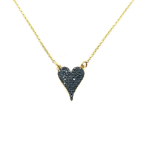 Black Heart Necklace