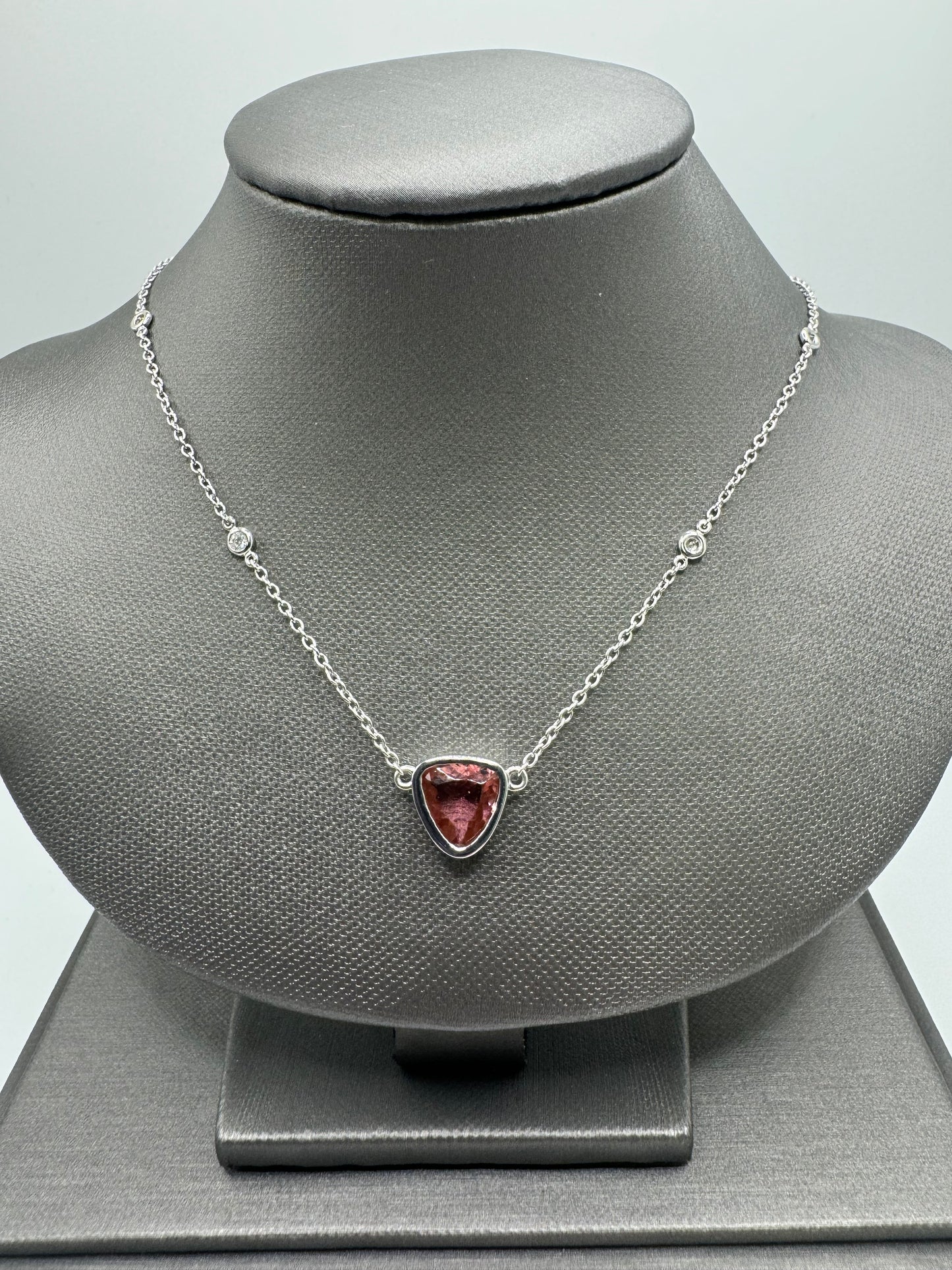 Bullet Tanzanite necklace