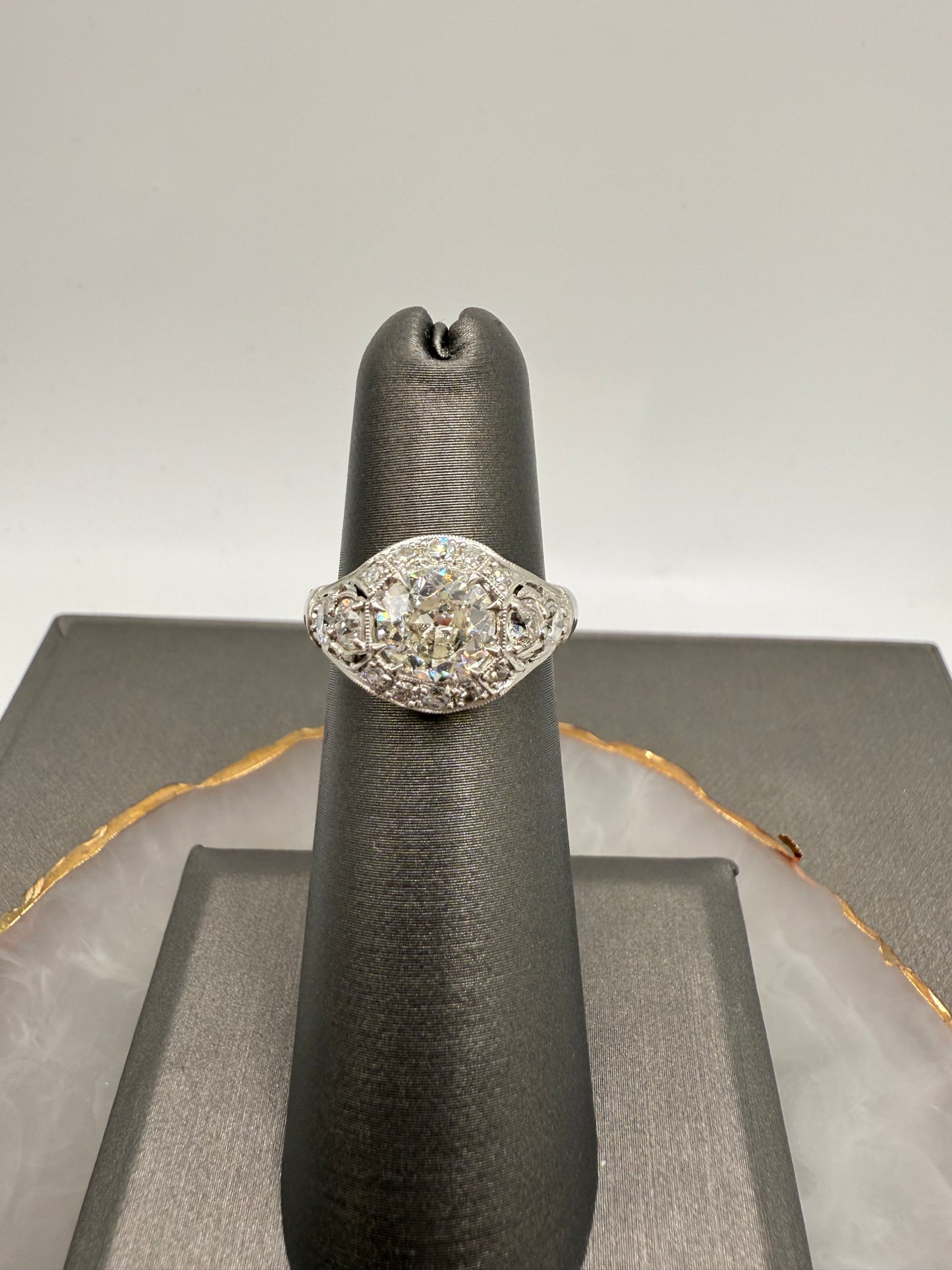 Bespoke Vintage Platinum Ring