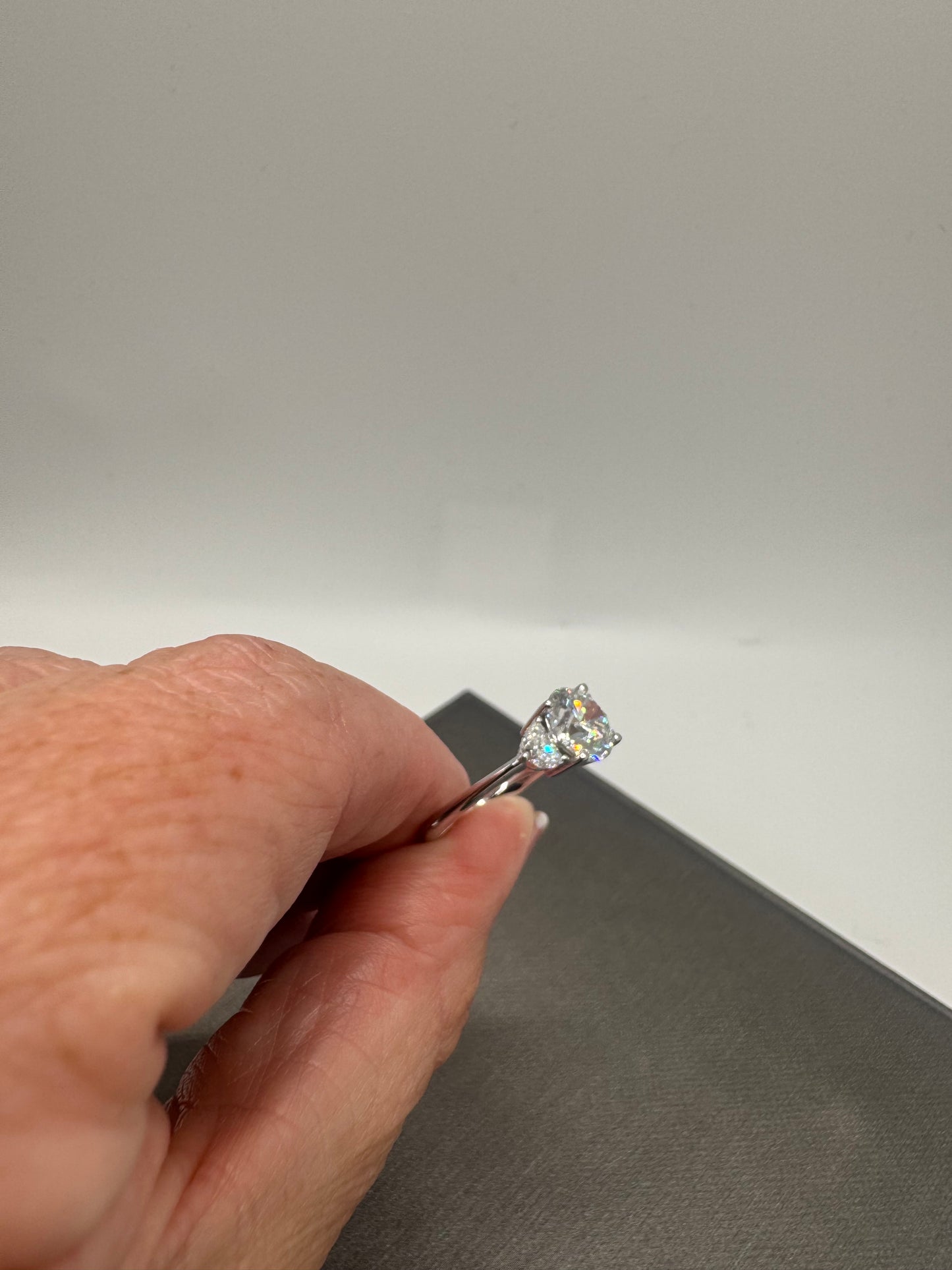 1.81 ct Round Lab Grown Engagement Ring