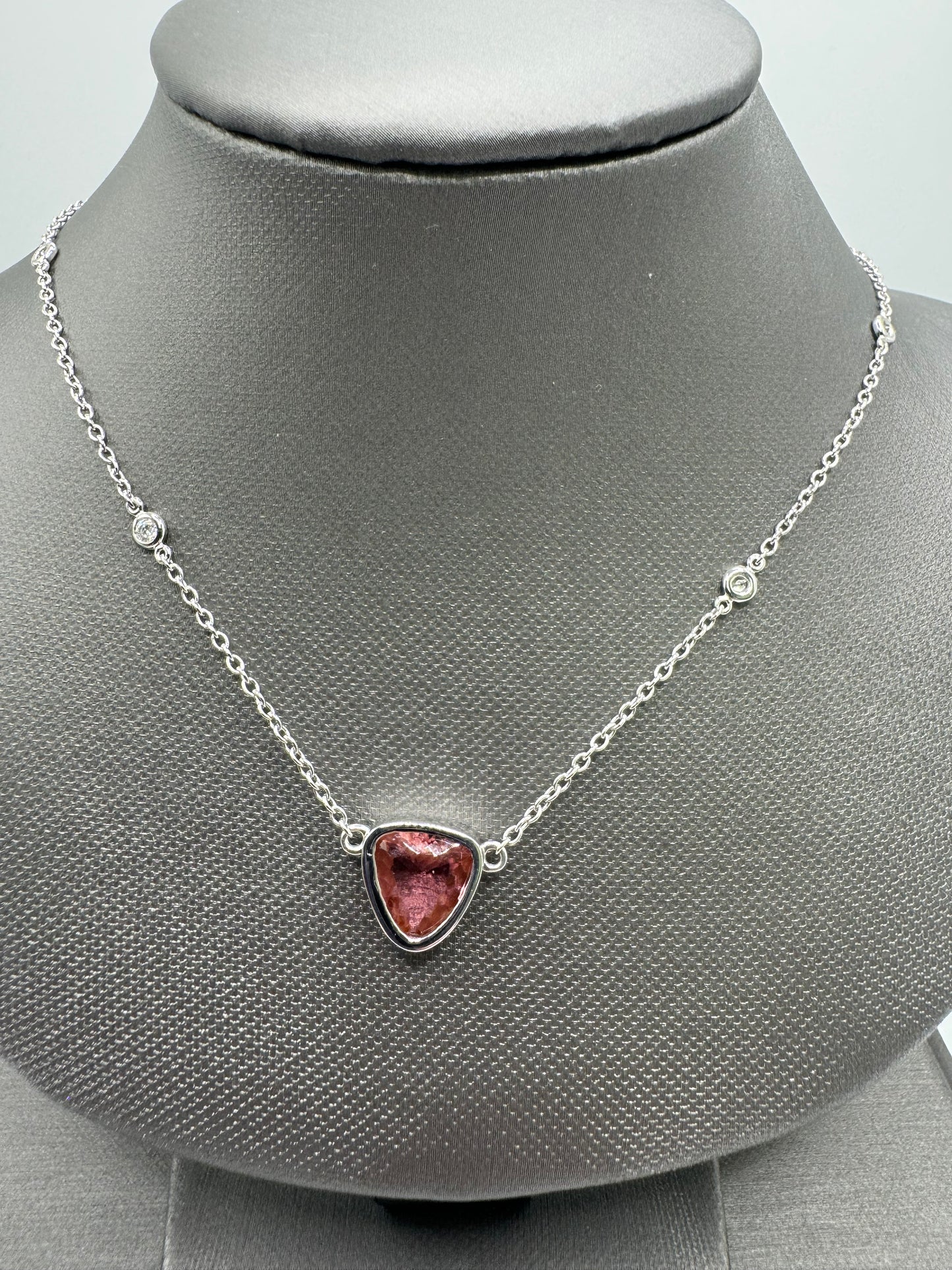 Bullet Tanzanite necklace
