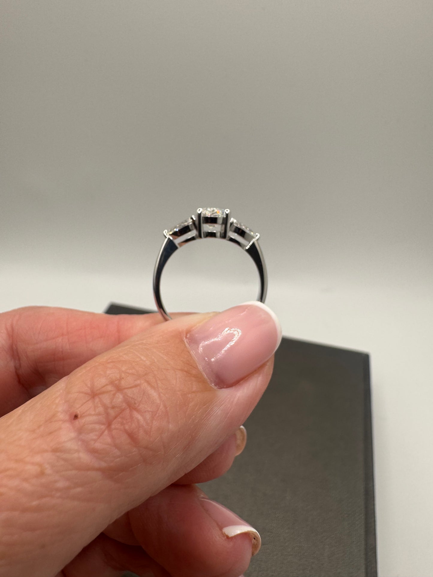 1.01 ct Oval Lab Grown Engagement Ring