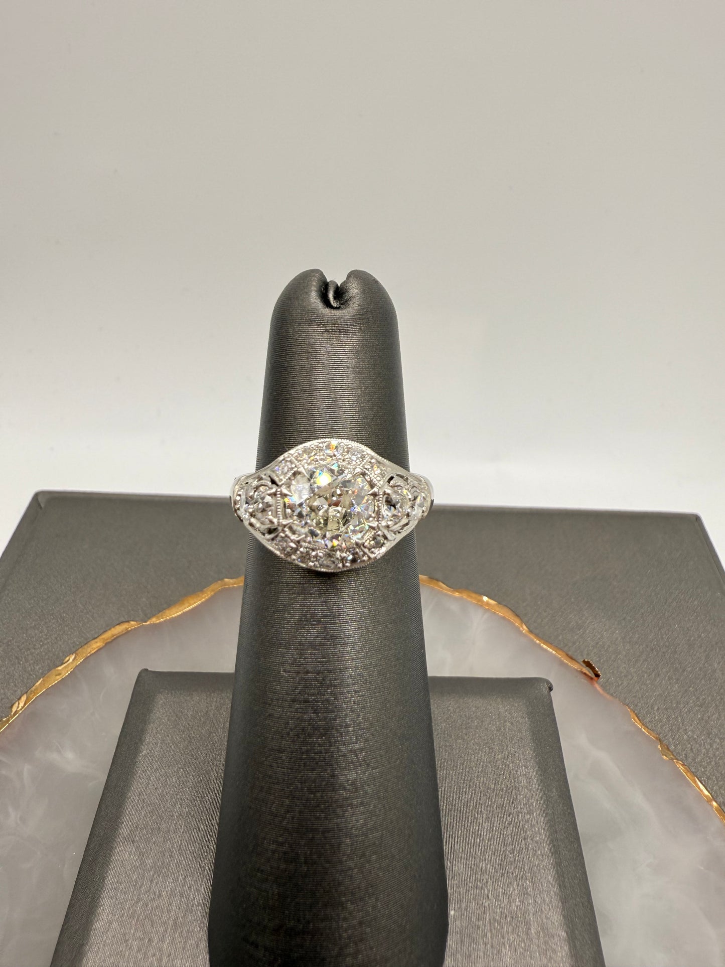 Bespoke Vintage Platinum Ring