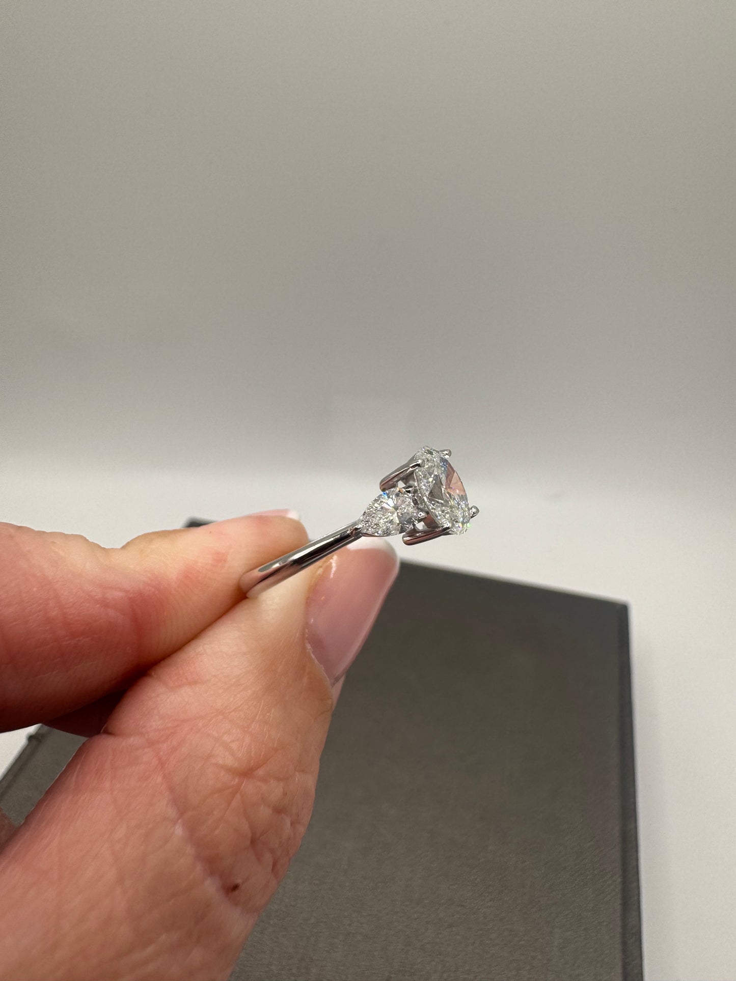 1.01 ct Oval Lab Grown Engagement Ring