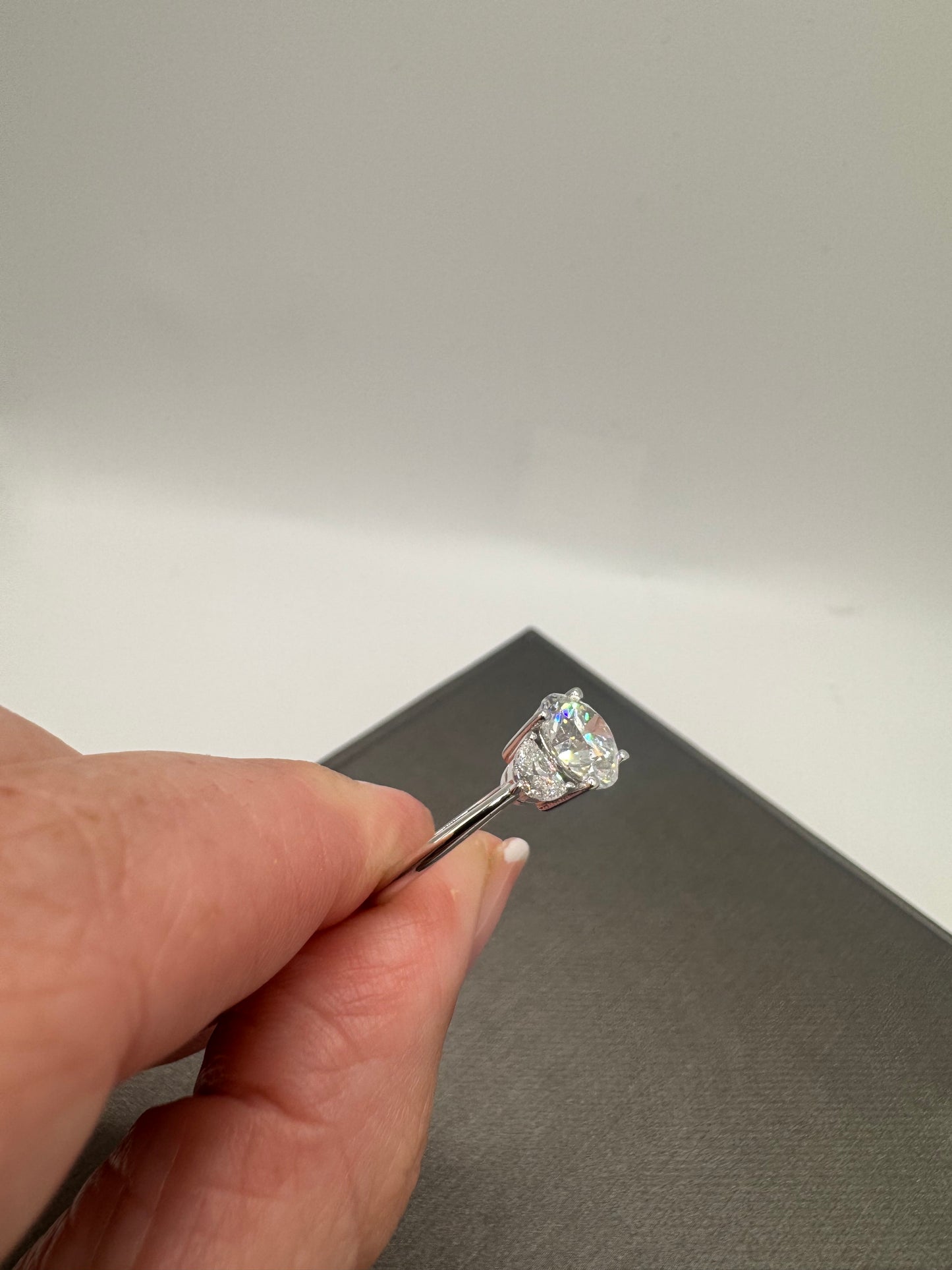 1.81 ct Round Lab Grown Engagement Ring