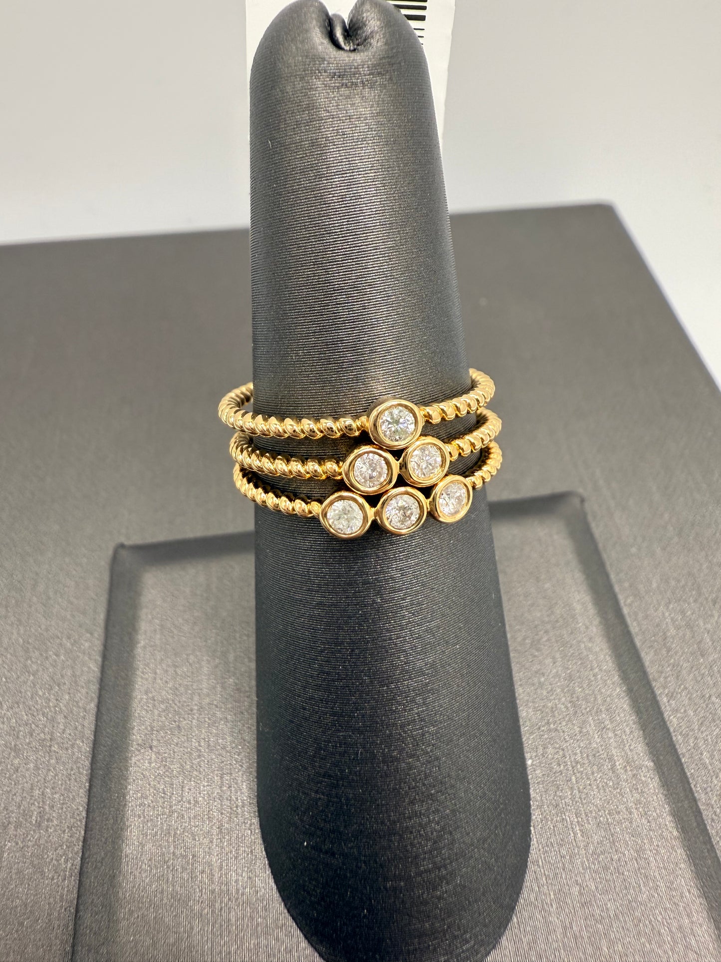Milgrain Stackables - 3 ring set