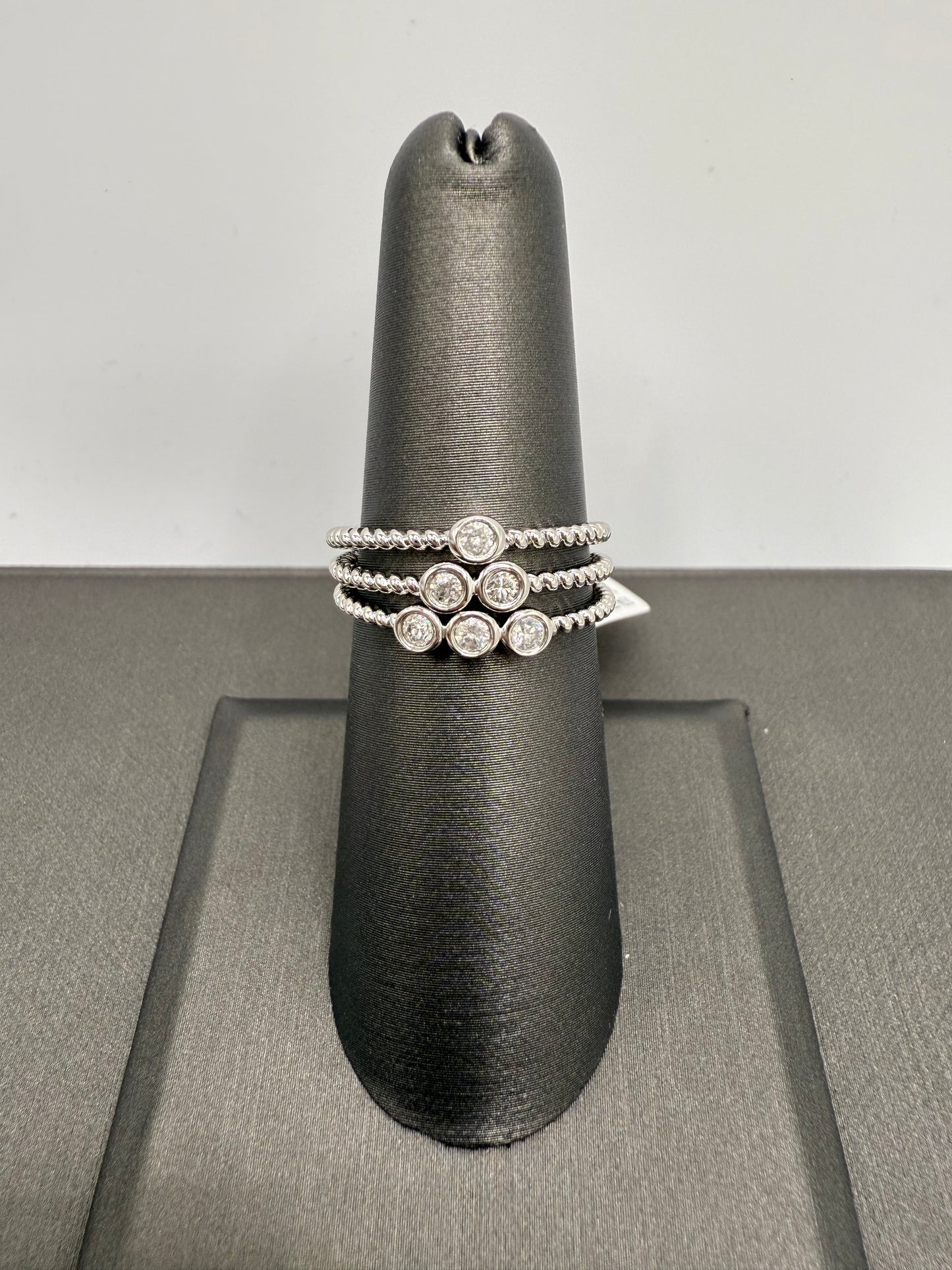 Milgrain Stackables - 3 ring set