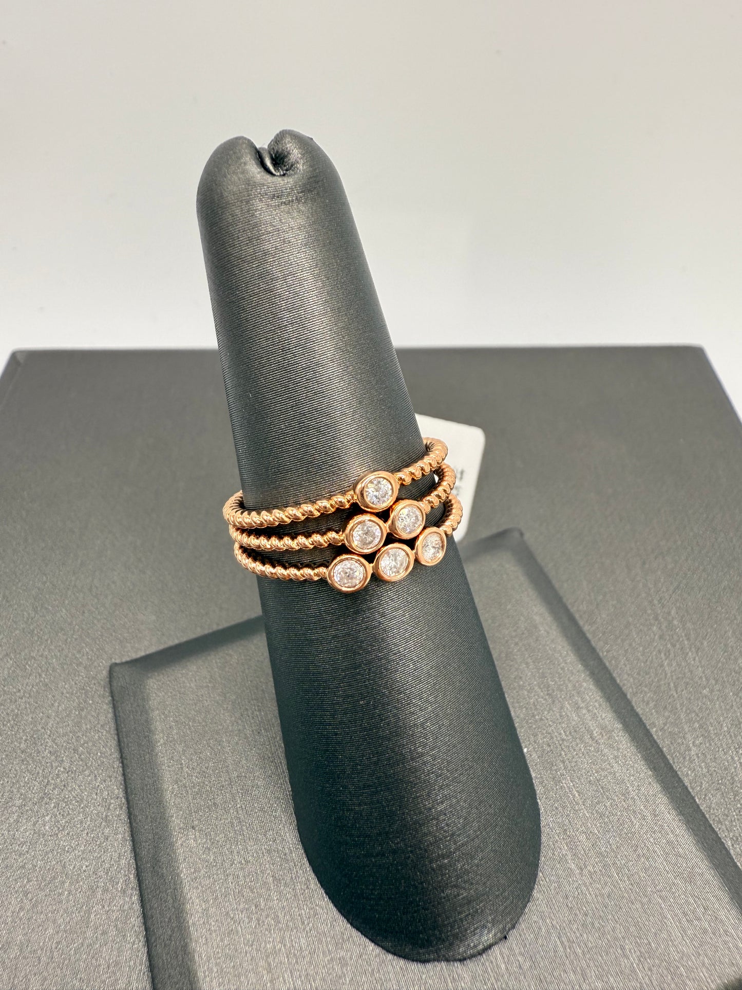 Milgrain Stackables - 3 ring set
