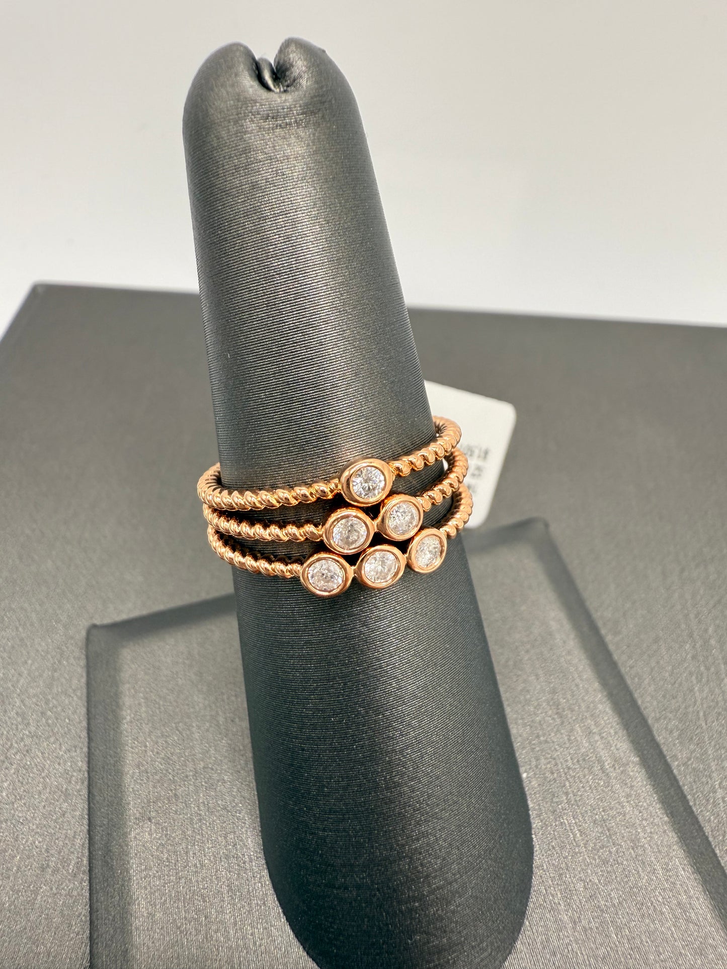 Milgrain Stackables - 3 ring set