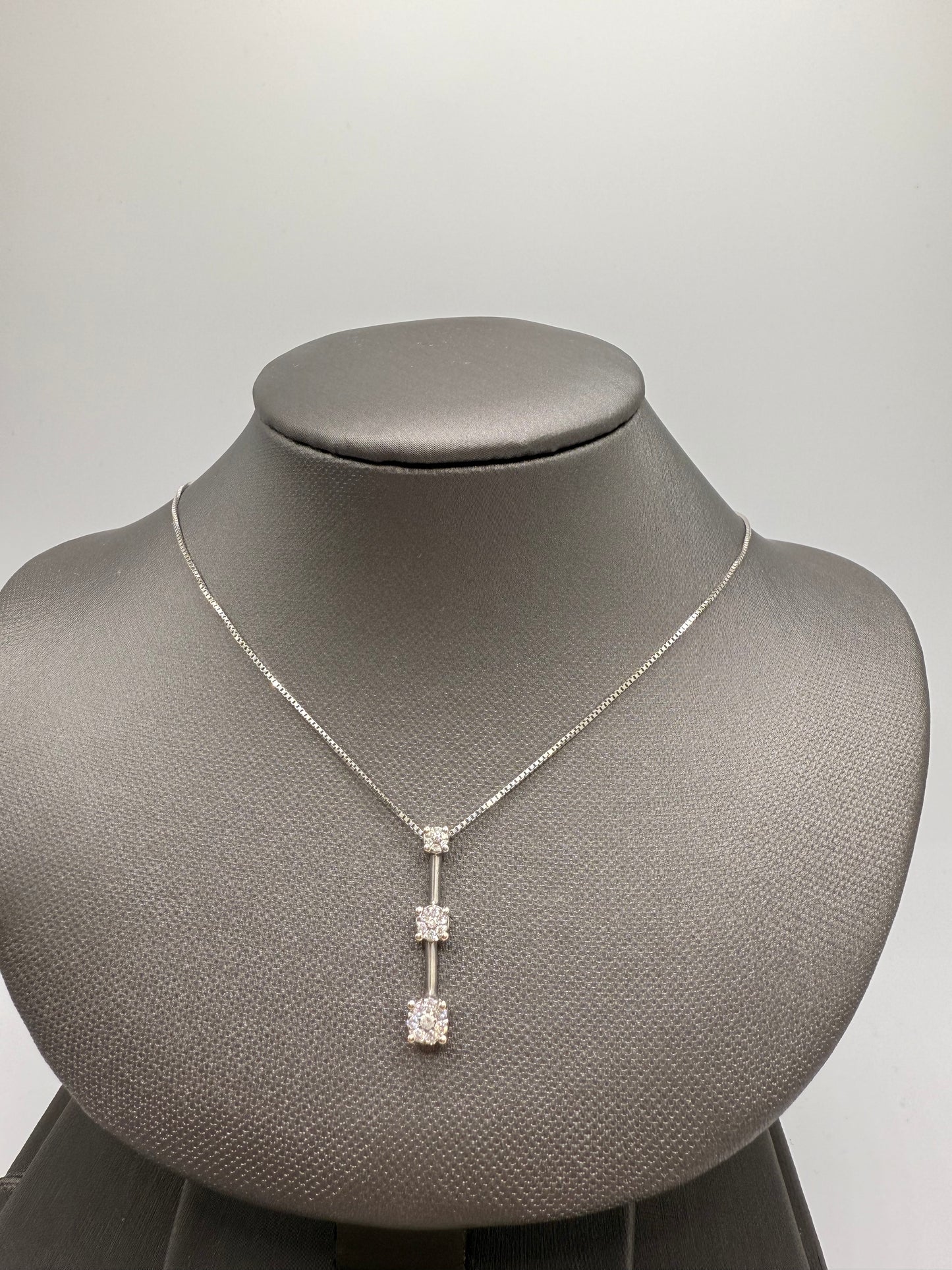 Three Tier Diamond Necklace