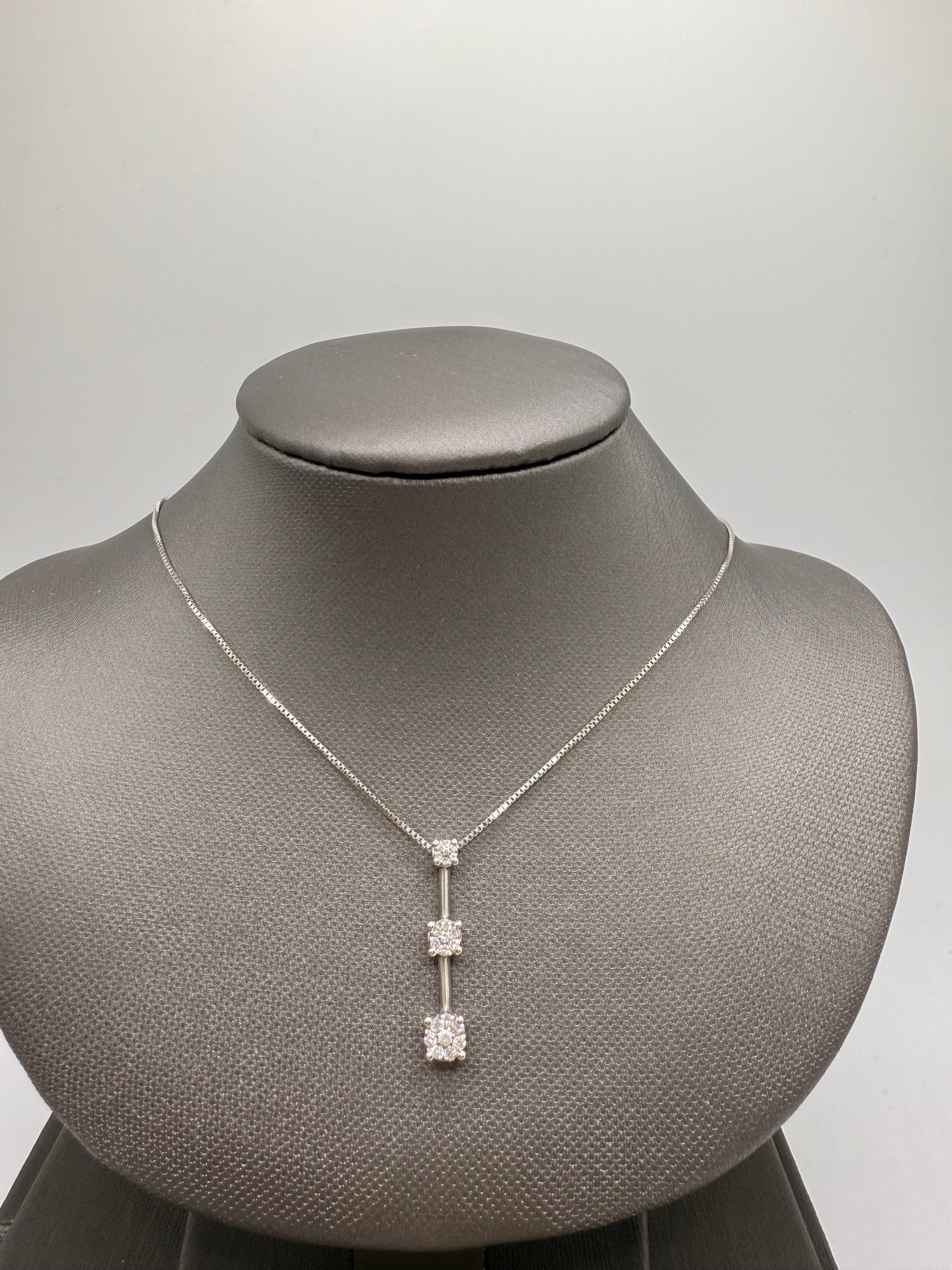 Three Tier Diamond Necklace