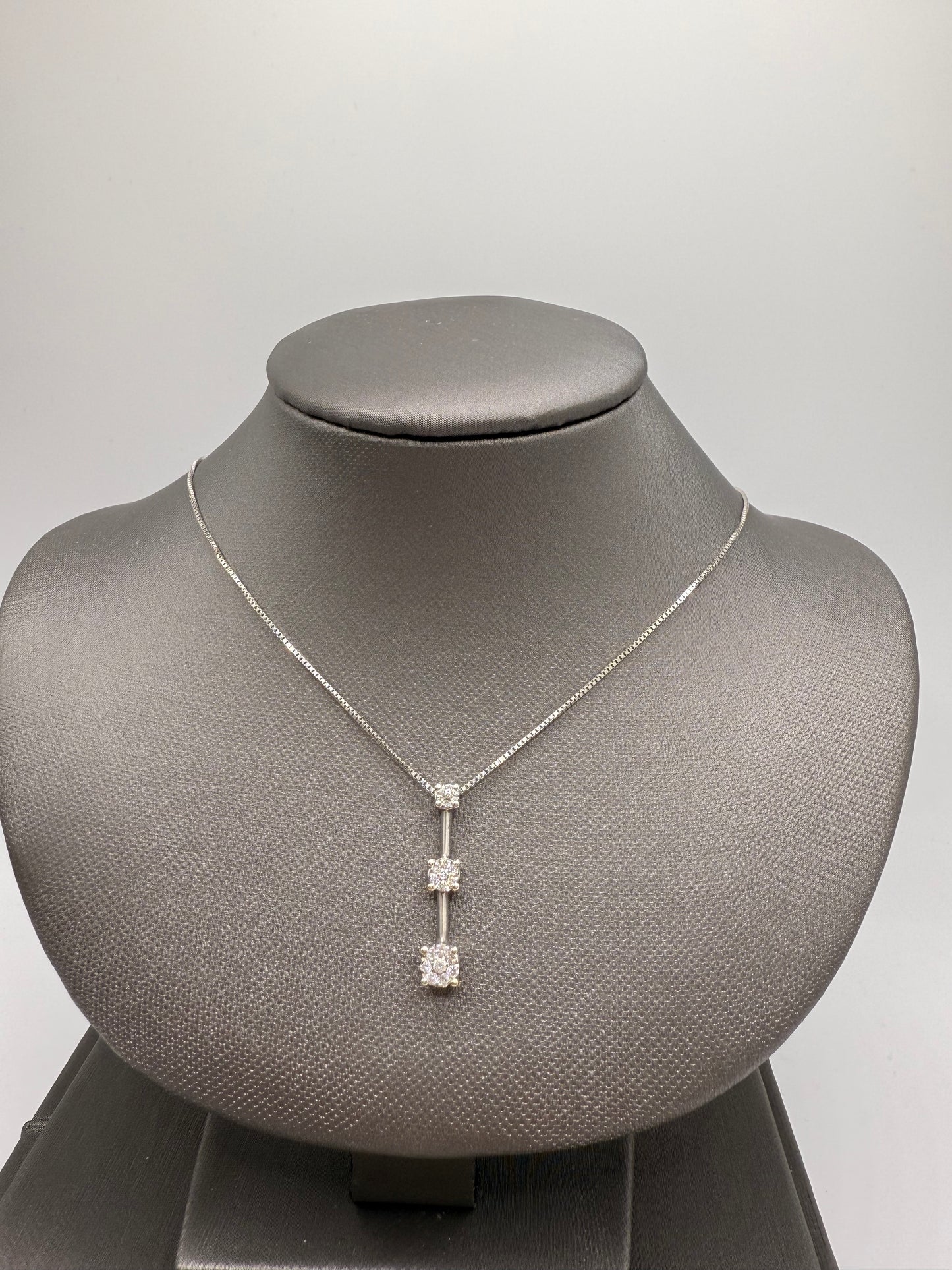 Three Tier Diamond Necklace
