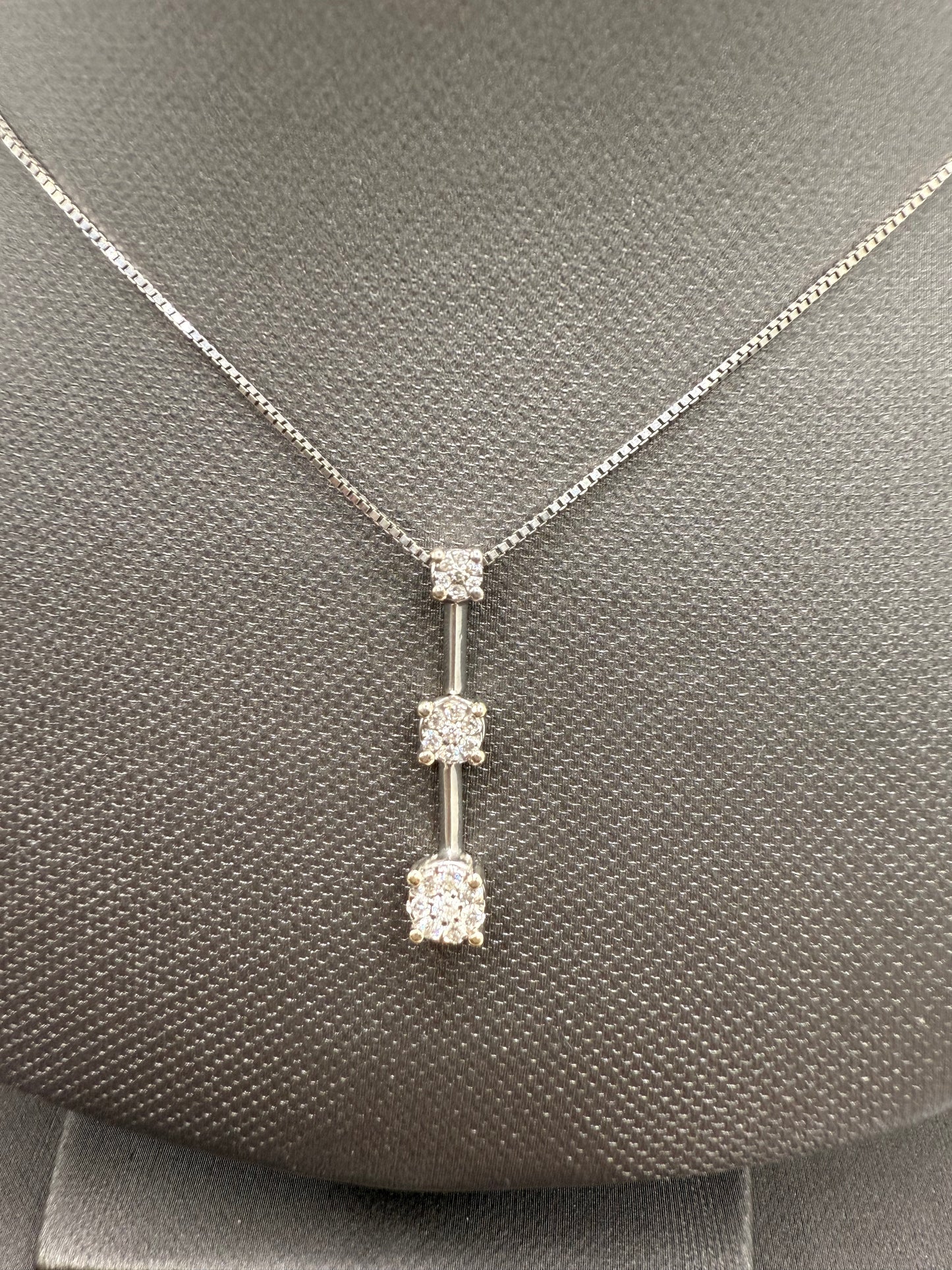 Three Tier Diamond Necklace