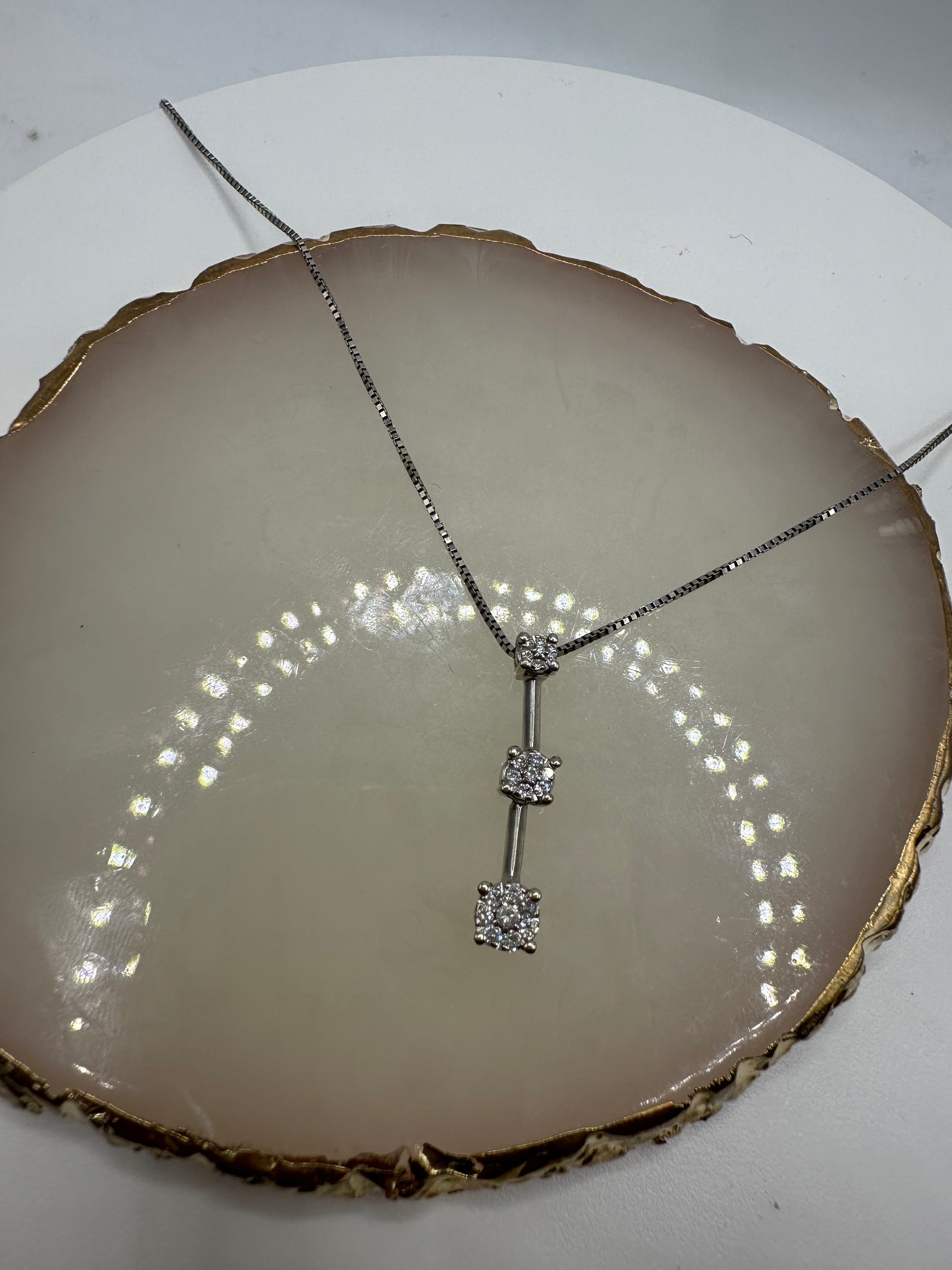 Three Tier Diamond Necklace