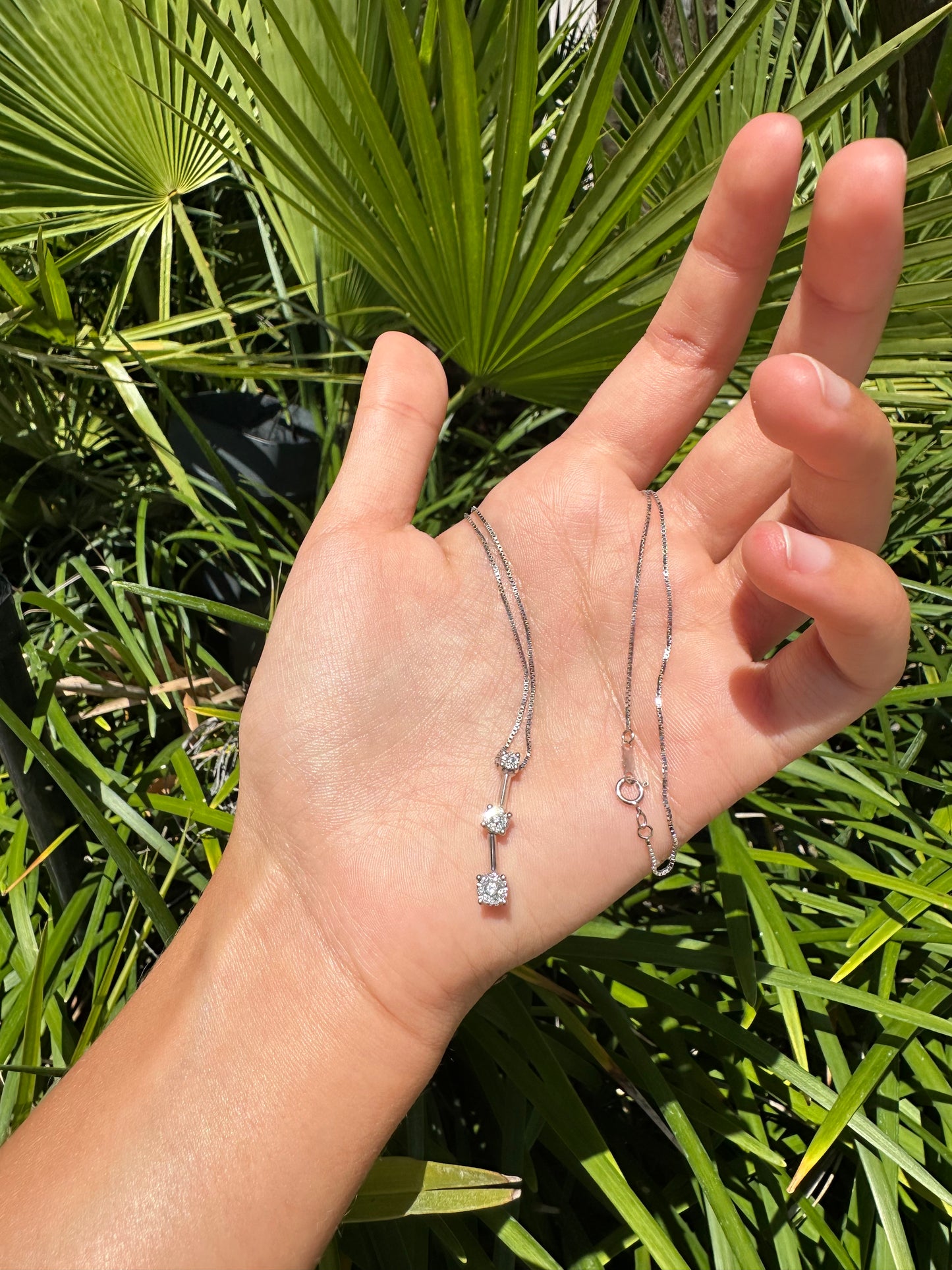 Three Tier Diamond Necklace