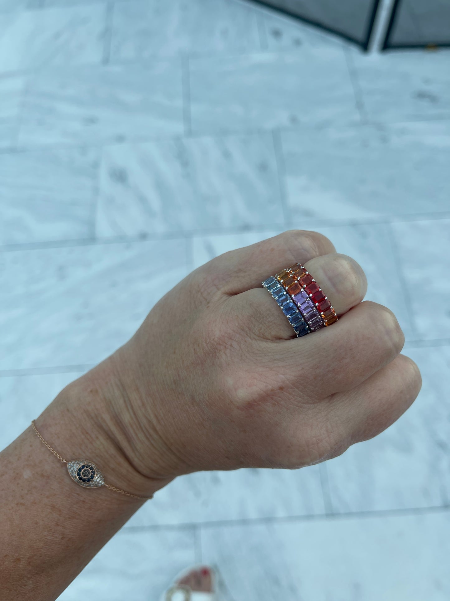 Emerald Cut Sapphire Ring