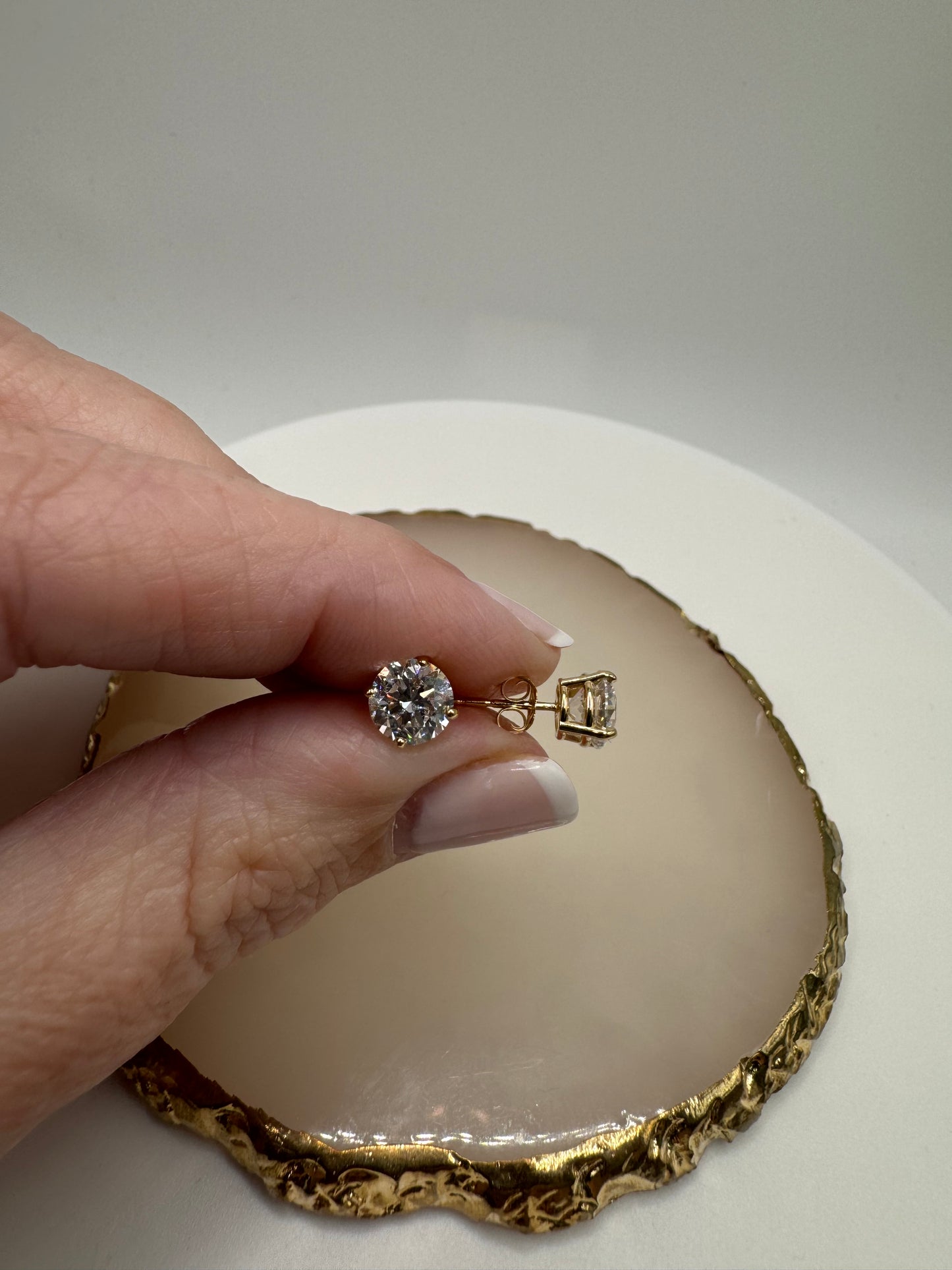 2.00 ctw Lab grown diamond studs