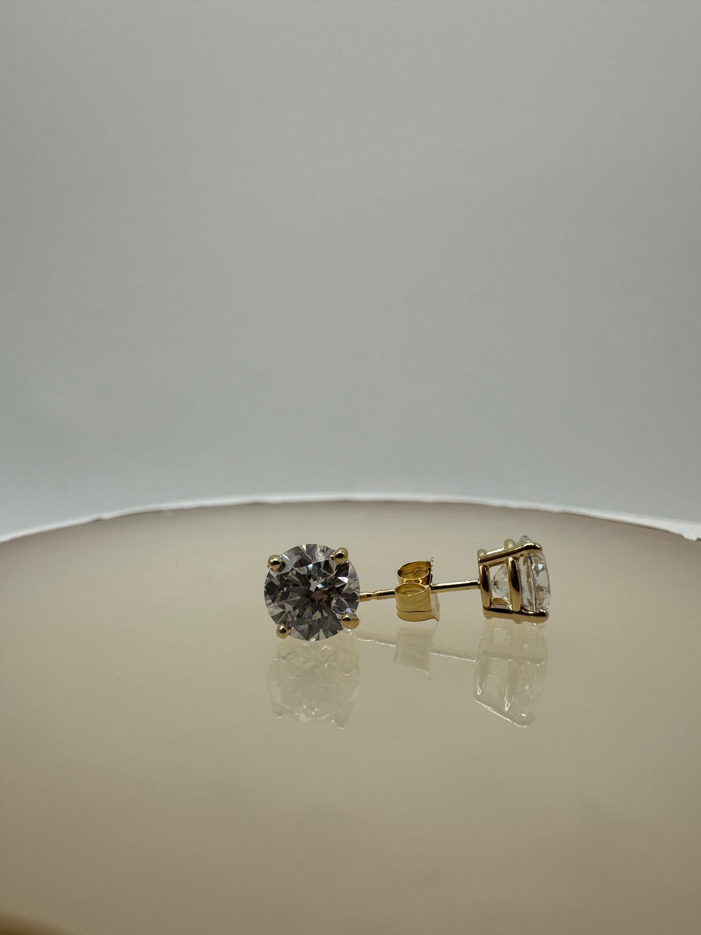 2.00 ctw Lab grown diamond studs