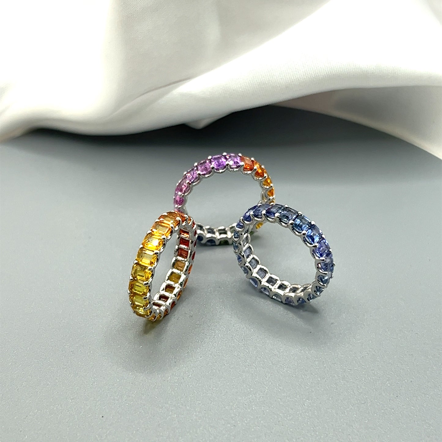 Emerald Cut Sapphire Ring