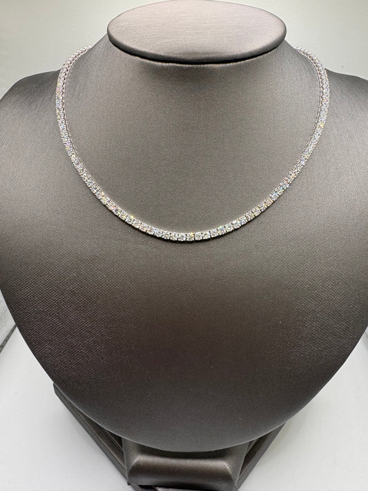 14.30 ctw Lab Grown Tennis Necklace