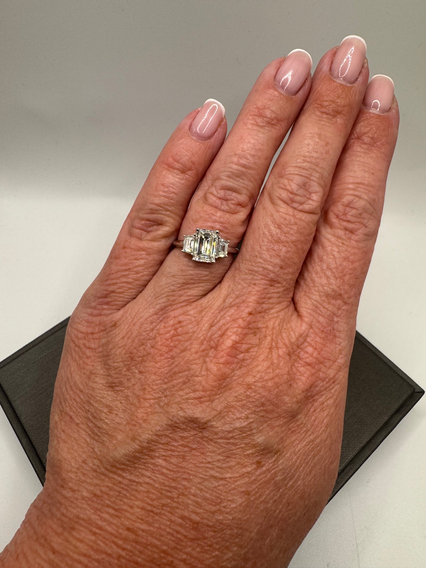 1.60 ct Emerald LG Engagement Ring