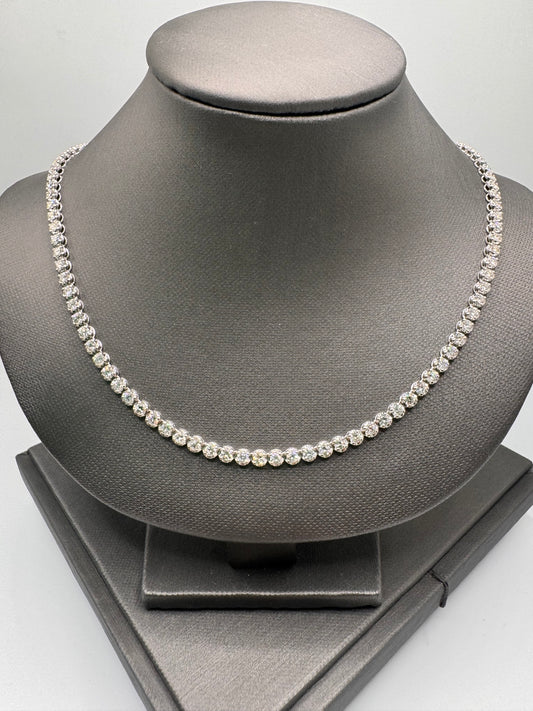 6.55 ctw Natural Tennis Necklace
