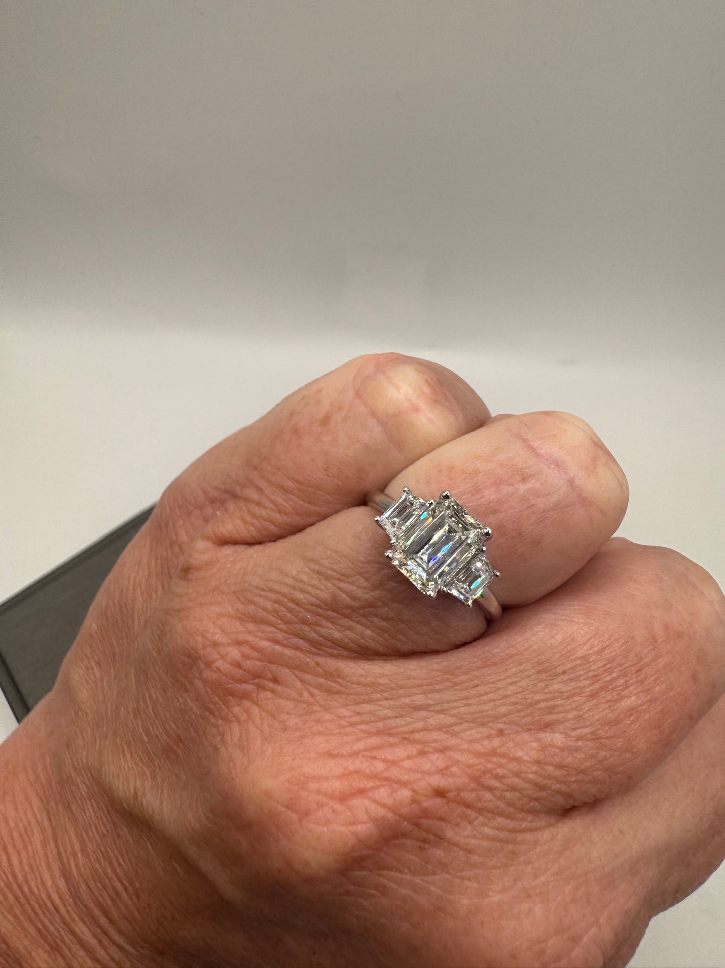 1.60 ct Emerald LG Engagement Ring