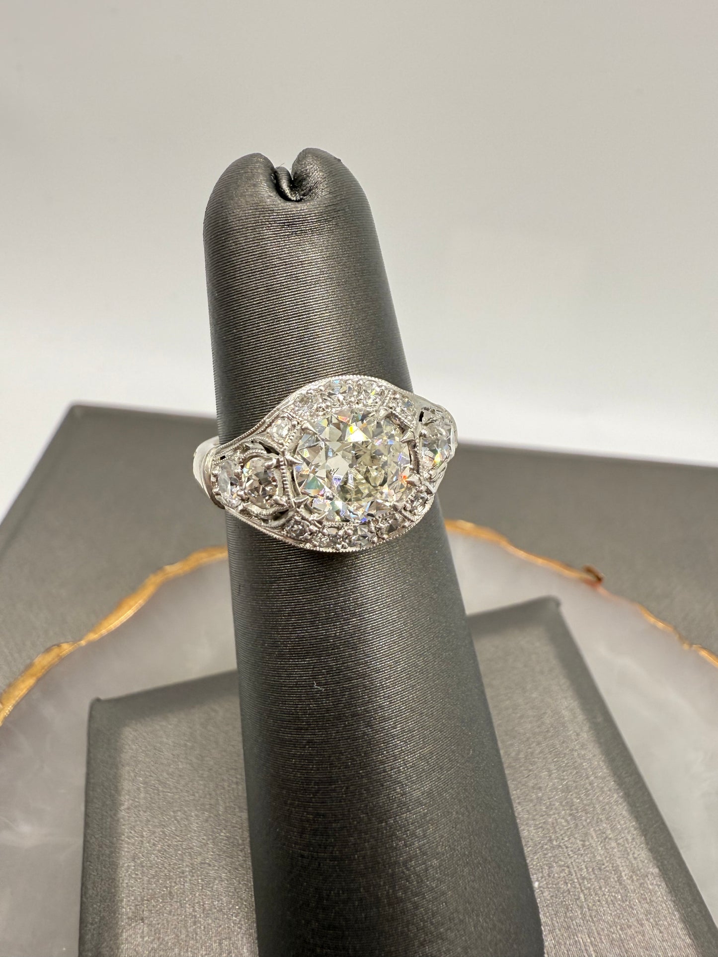 Bespoke Vintage Platinum Ring