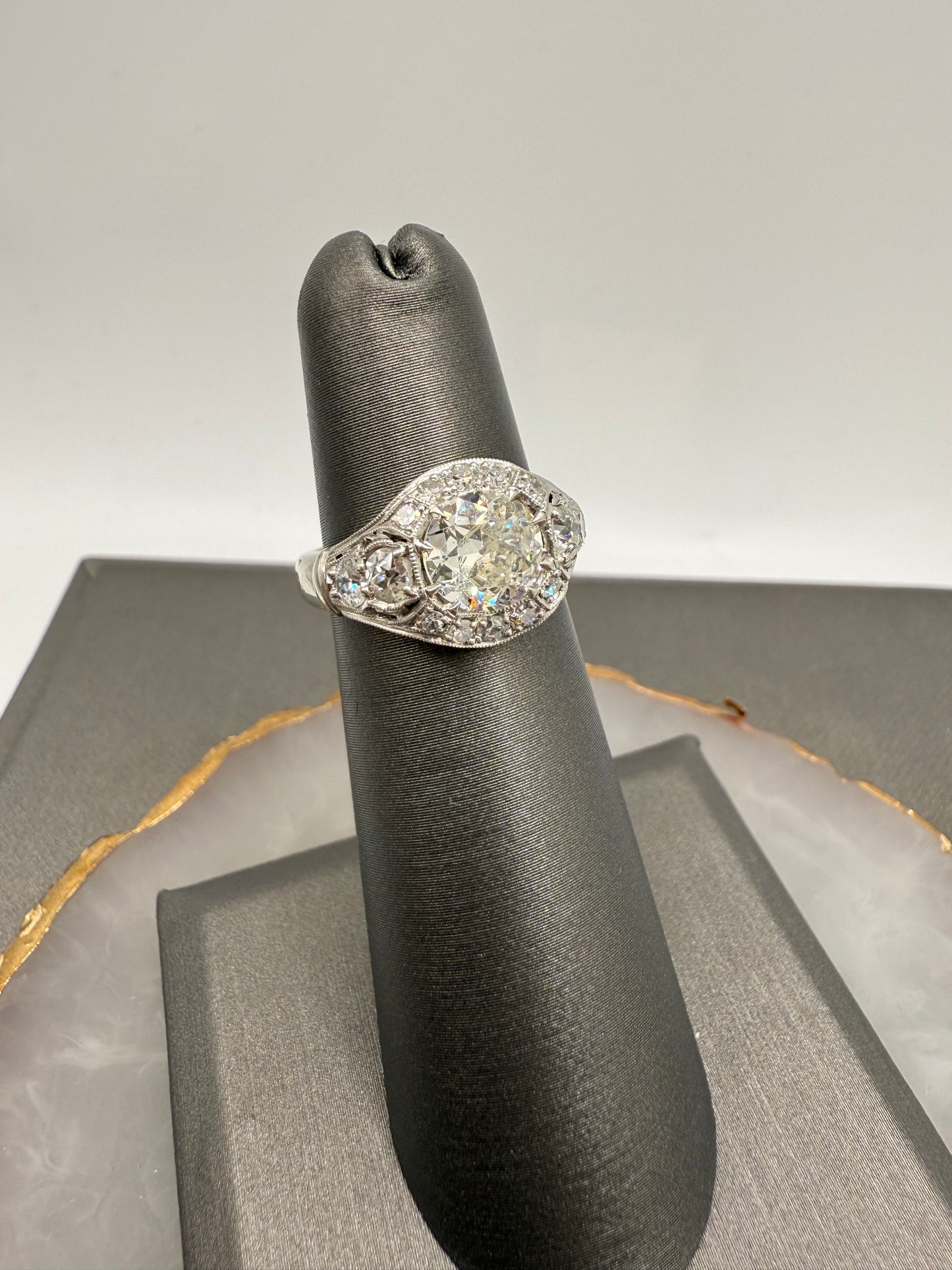 Bespoke Vintage Platinum Ring