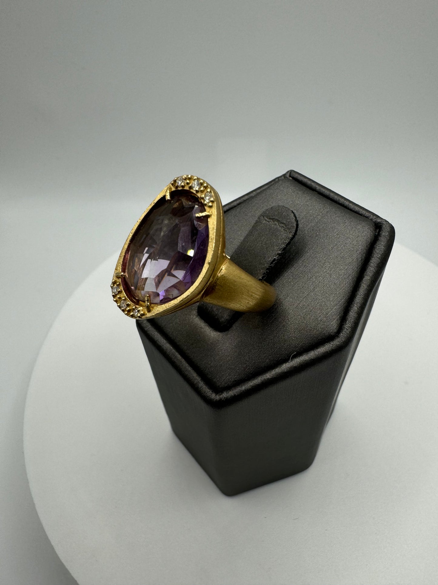 Amethyst Art Deco ring