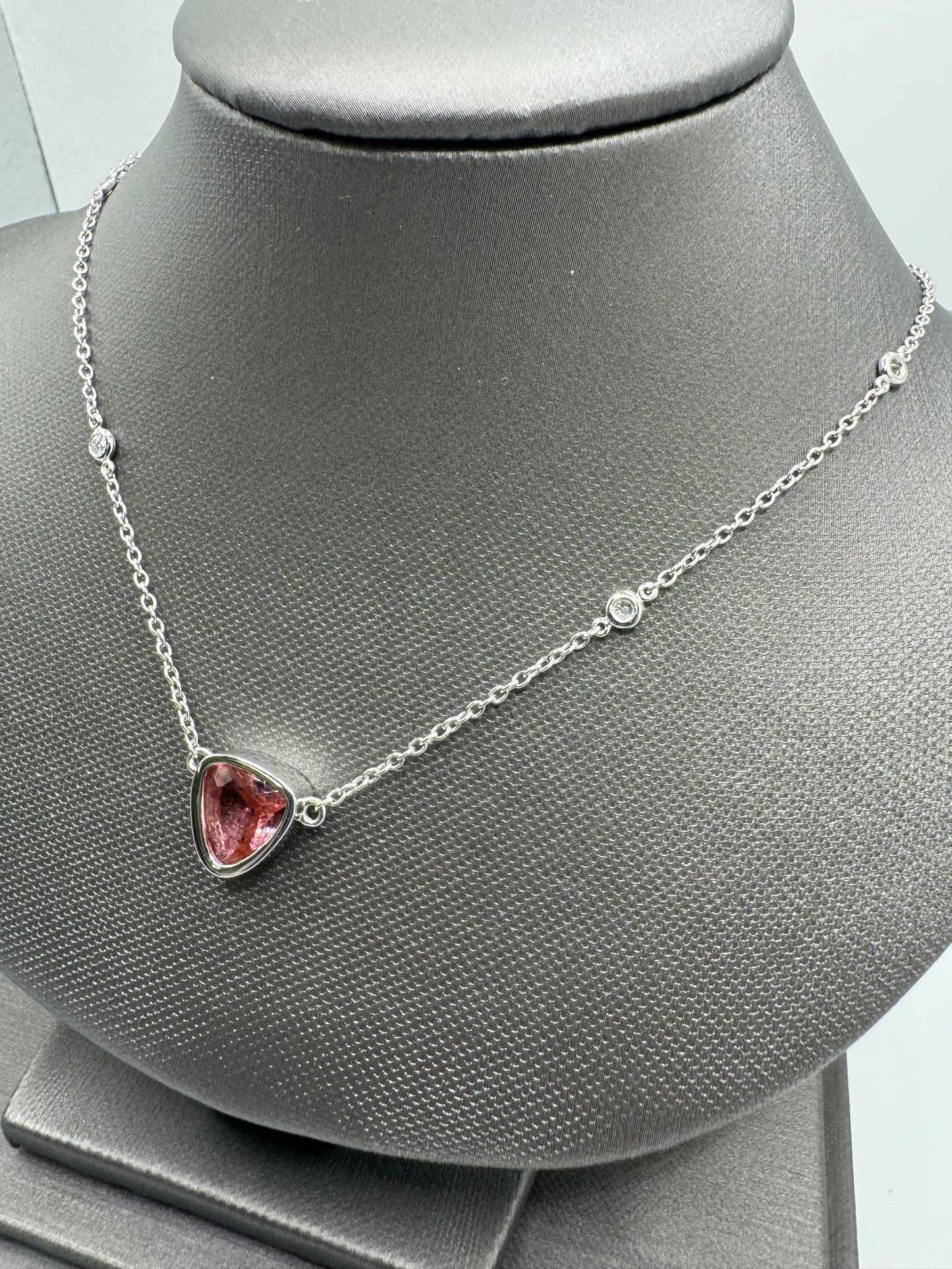 Bullet Tanzanite necklace