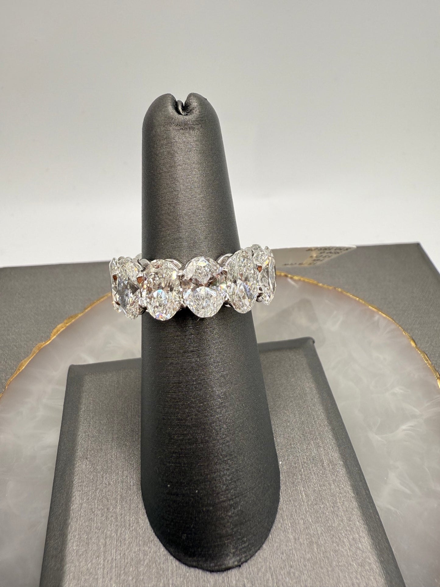 Oval eternity band
